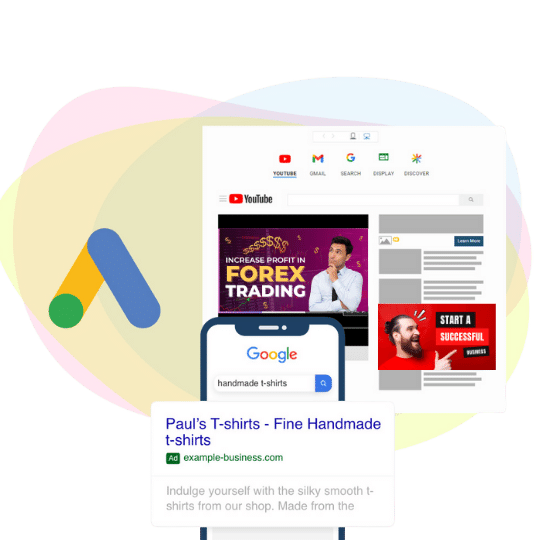 Google ad mock up